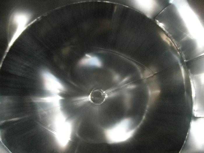 Used Mixer, Conical, 250 CF, 316 S/st, Slant Cone, 25 HP, #S741477
