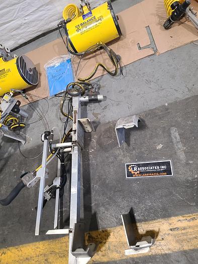 Used Zimmerman  200 Lb Air Balance Back Saving Heavy Lifting Hoist for Coil Stock