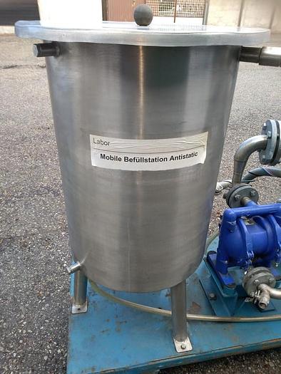 Gebraucht Ex-geschützte mobile Filteranlage mit Doppelmembranpumpe