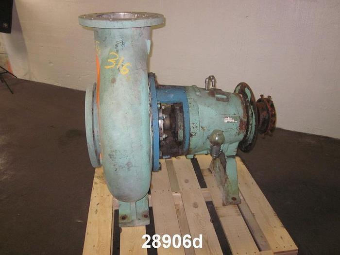 Used Goulds 3175, 10x12x18, SS (CF8M) Casing, SS 6 Vane 13" Impeller #28906