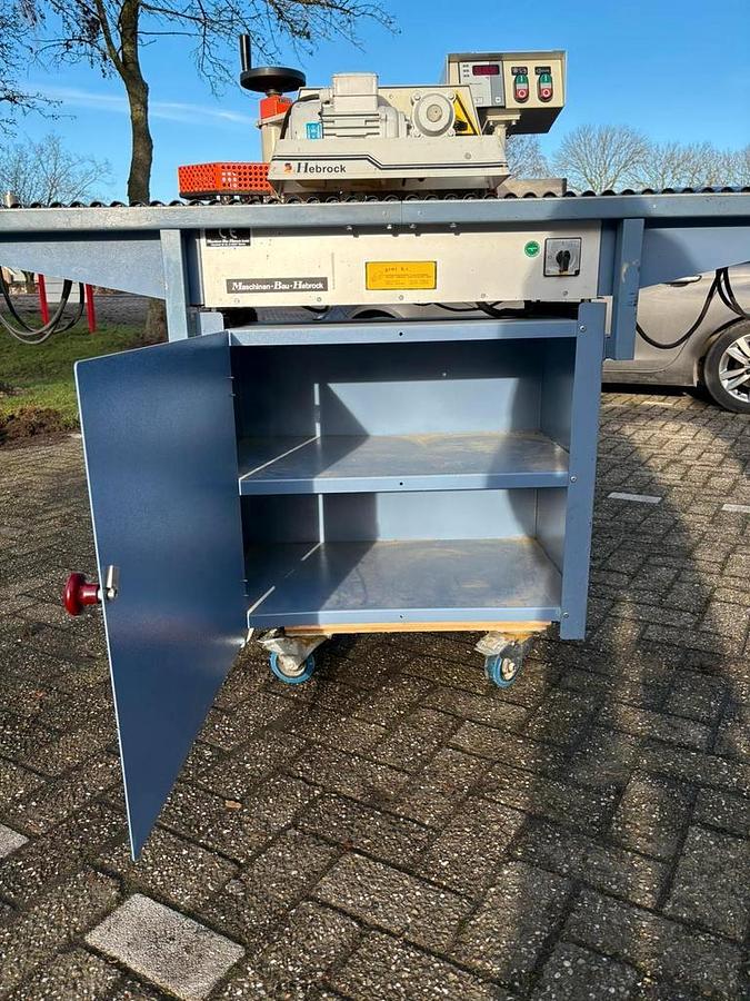 Used Hebrock Euro 3001F + AKV 83 (2012) Edgebanding machine for woodworking - Raamsdonksveer, Netherlands
