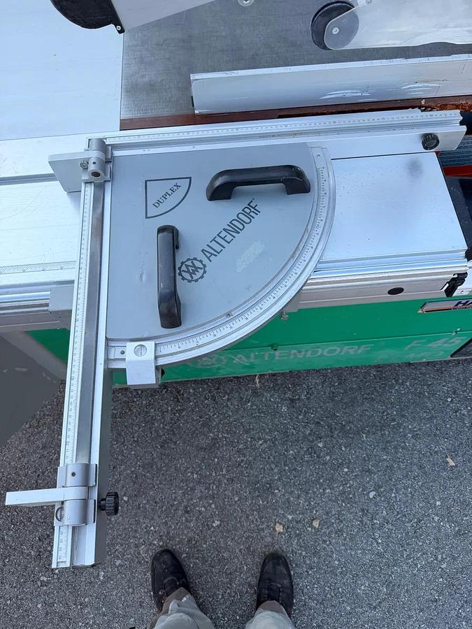 Used Altendorf F45 Elmo CE (1999) sliding table, Allhartsberg, Austria