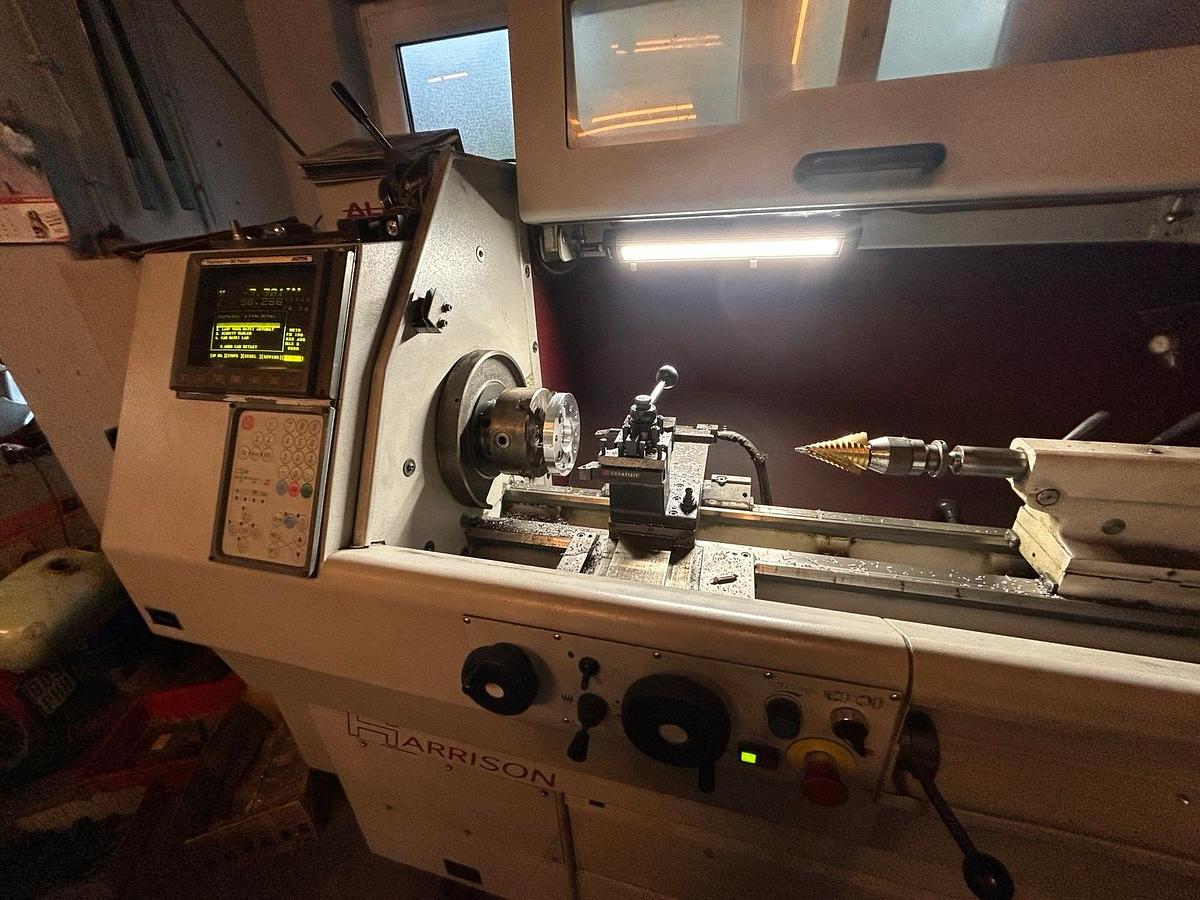 Used Harrison Alpha 330 Plus (1998) Cycle-controlled CNC lathe, Perleberg, Germany