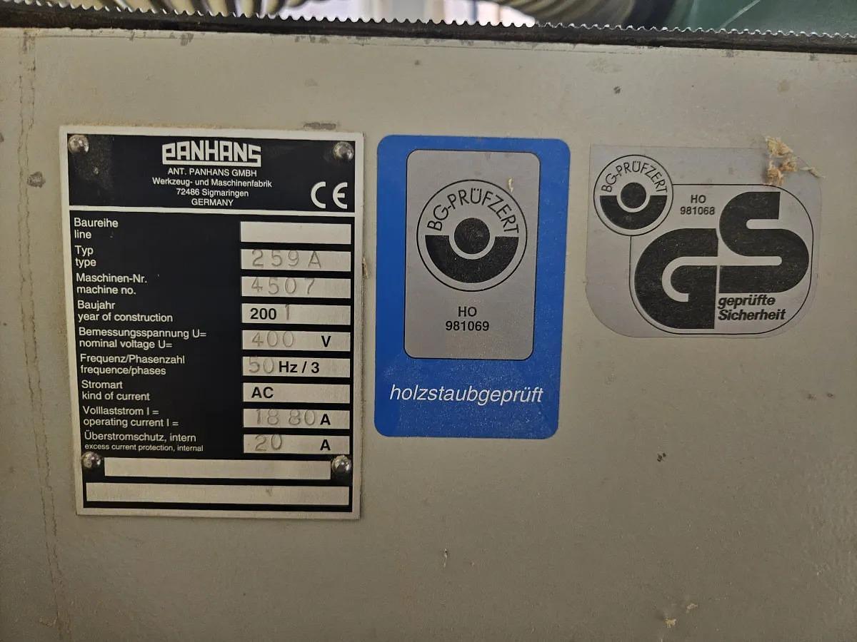 Used Panhans 259A (2001) Tilting Spindle Table Milling Machine – With HAFNER Feeder, Kollroßdorf, Austria