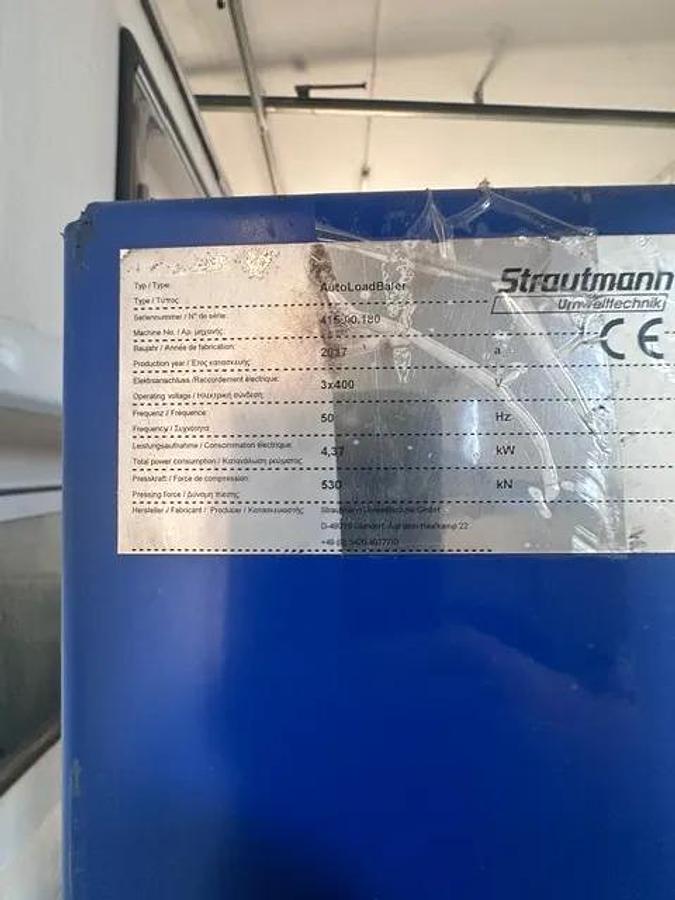 Used 2017 Strautmann AutoLoadBaler - Semi-automatic Baler