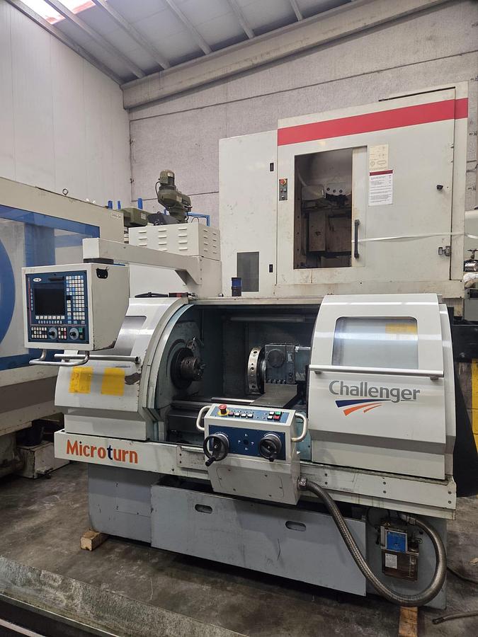 Used Microturn Challenger BNC-1640S (2017) CNC Turning Lathe, Flat Bed, Vigo, Spain
