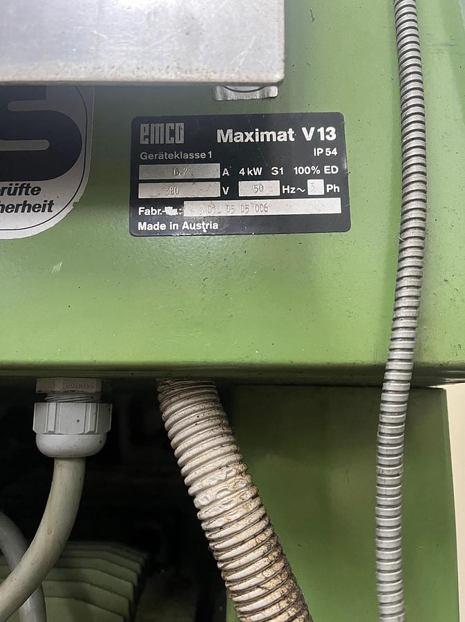 Used EMCO Maximat V13 (1992) - Conventional Lathe - Austria