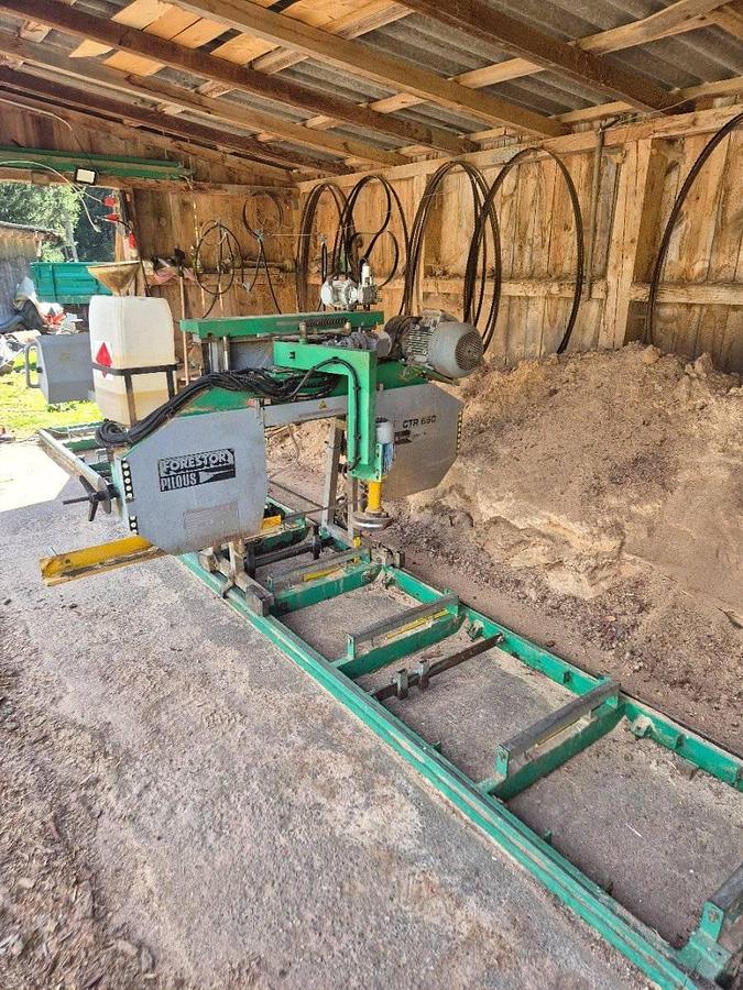 Used Forestor Pilous CTR 650 S (2004) Industrial Log Band Saw Sawmill, Obdach, Austria
