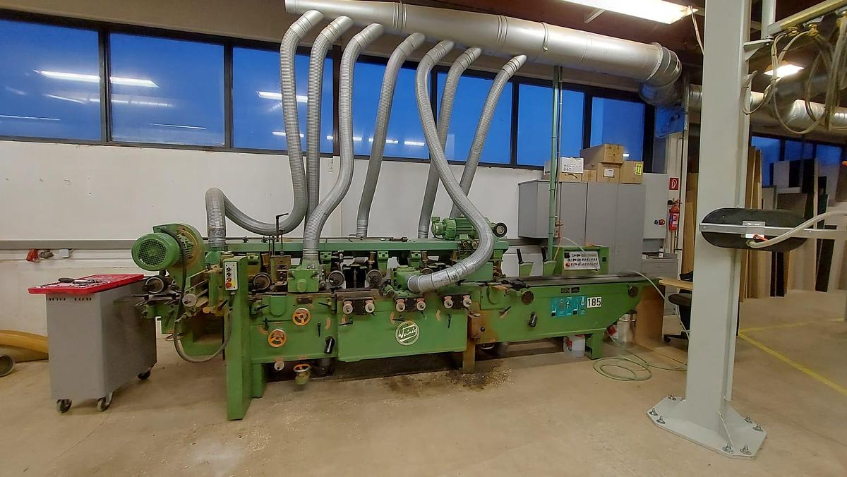 Used Weinig U14N (1977) - Four sided planer with 7 spindles - Austria