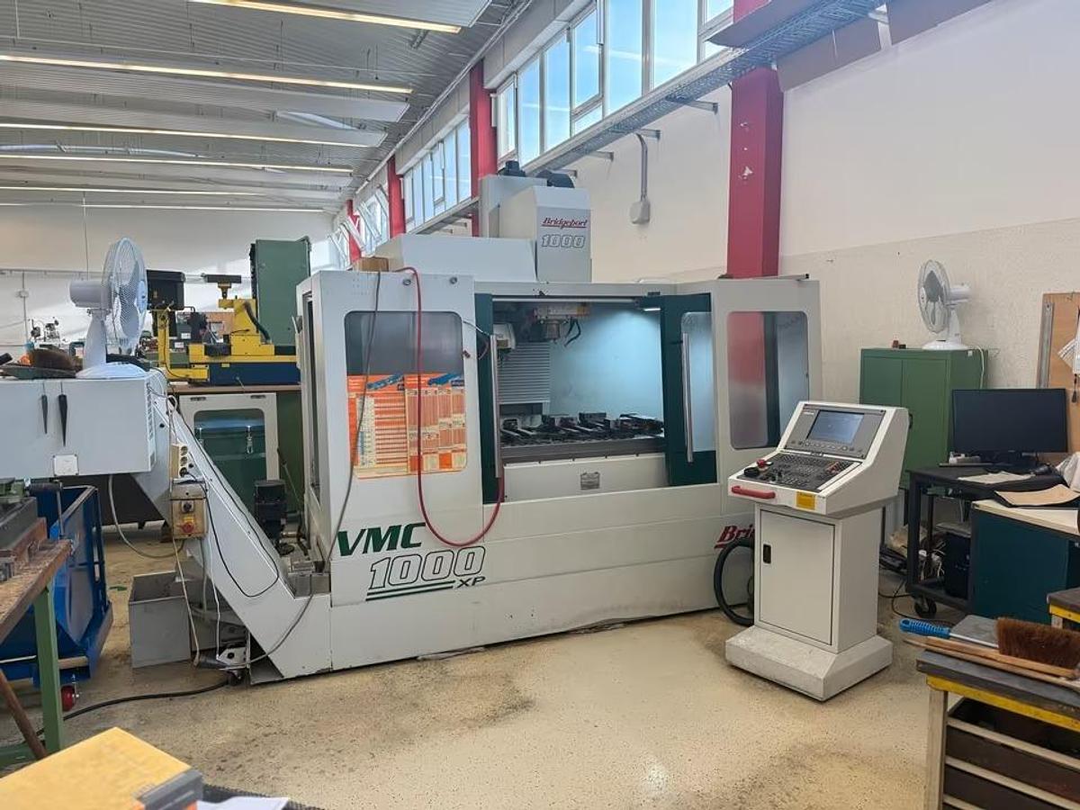 Used Bridgeport VMC 1000 XP Vertical Machining Center CNC, Heidenhain Control, Lich, Germany