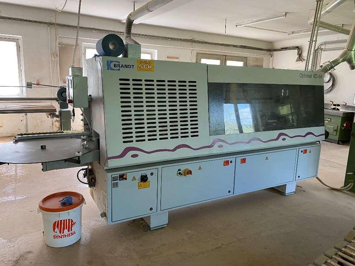 Used Brandt Optimat KD 66 (2001) Edgebander machine for woodworking - Neufelden, Austria
