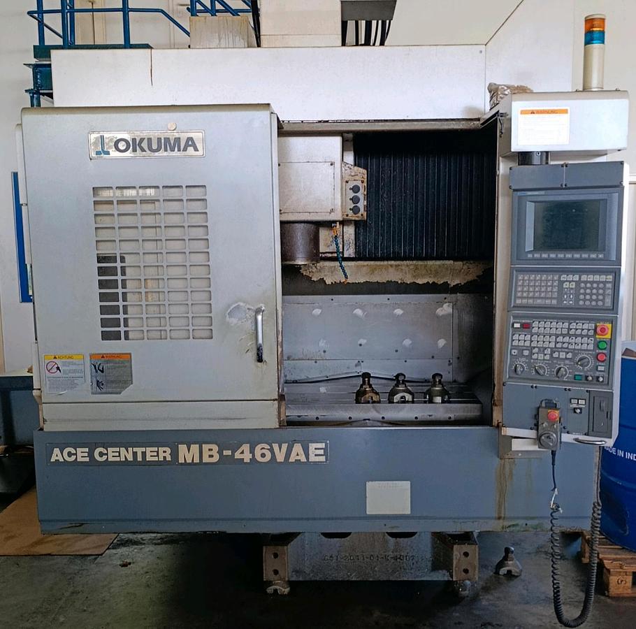 Used Okuma MB 46 VAE - VMC Vertical Machining Center, Wilburgstetten, Germany