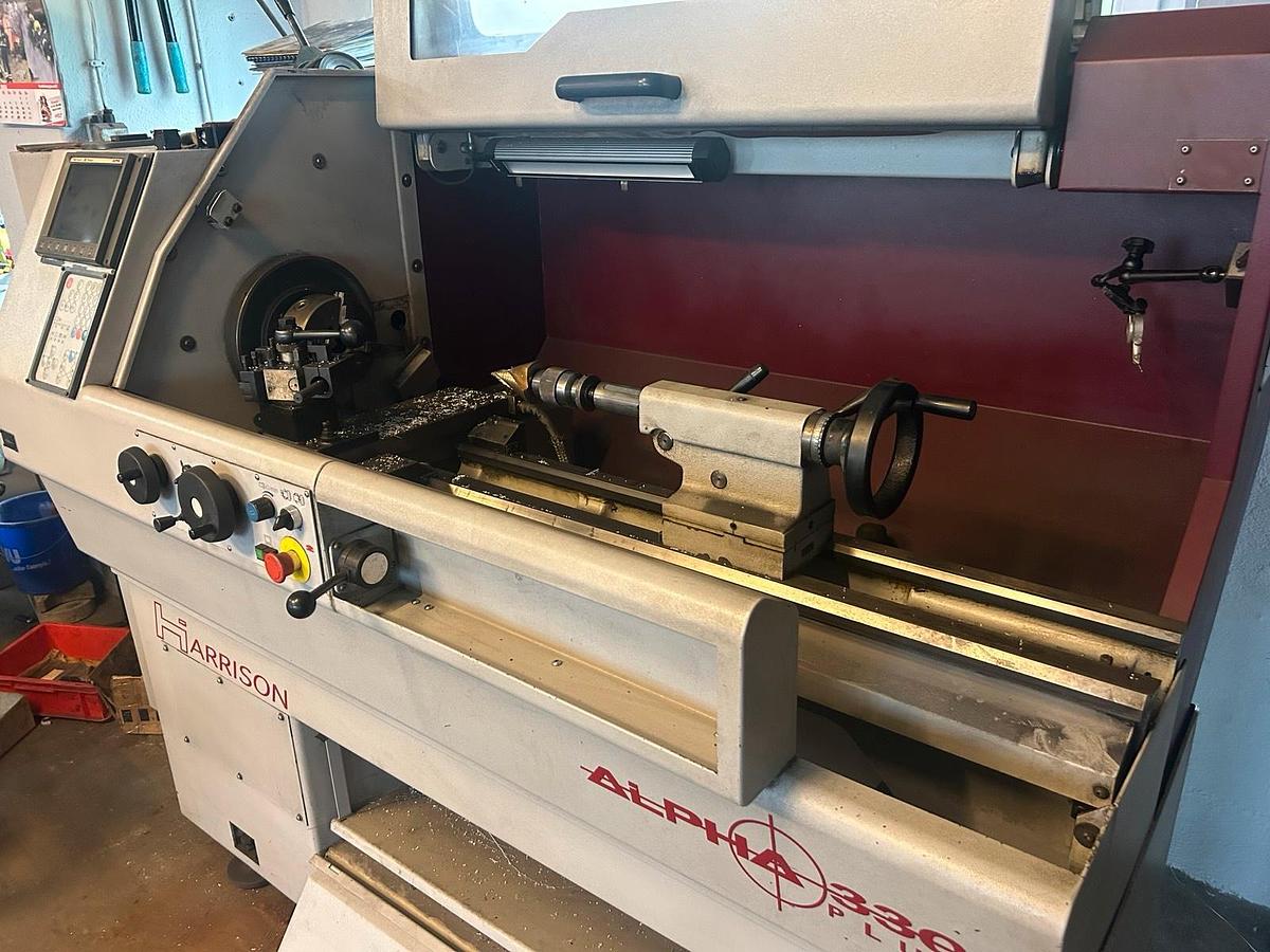 Used Harrison Alpha 330 Plus (1998) Cycle-controlled CNC lathe, Perleberg, Germany