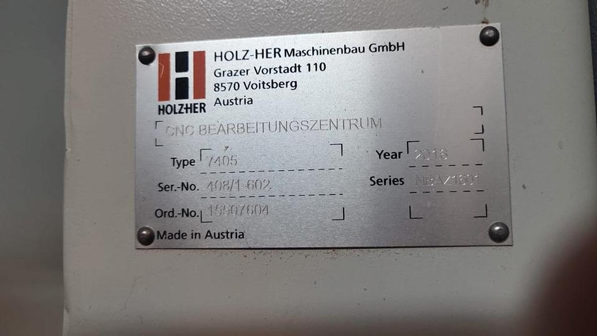 Used 2016 HolzHer Evolution 7405 White Edition