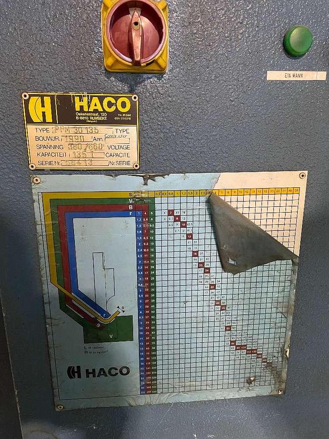 Used Hako PPM 30 135 (1990) - Press Brake Machine - Graz, Austria