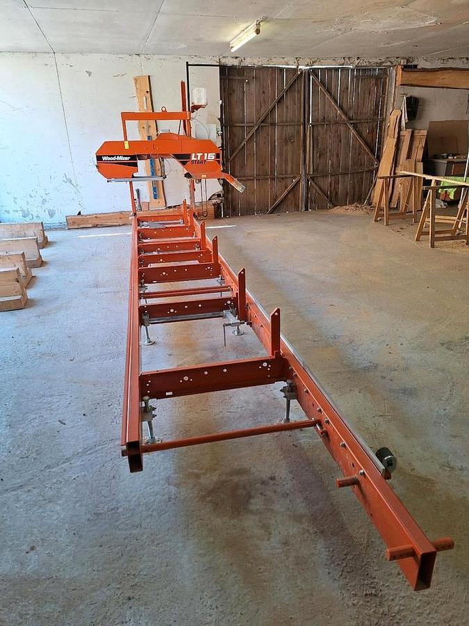 Used WoodMizer LT15 Start (2022) Portable Band Sawmill, 7.5 kW, Westenfeld, Germany