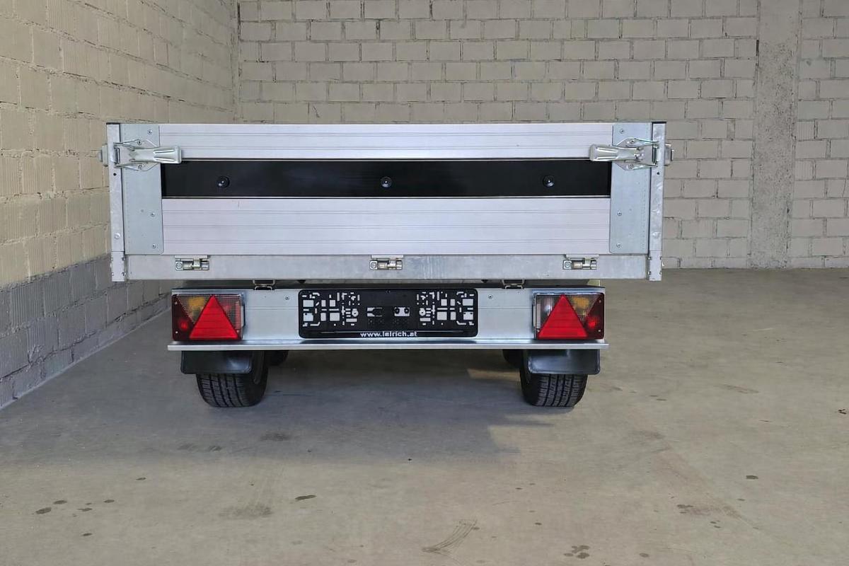Used Tandem braked tipping trailer with electric pump and emergency manual pump 2000 Kg – Type BRK 202515 - Austria
