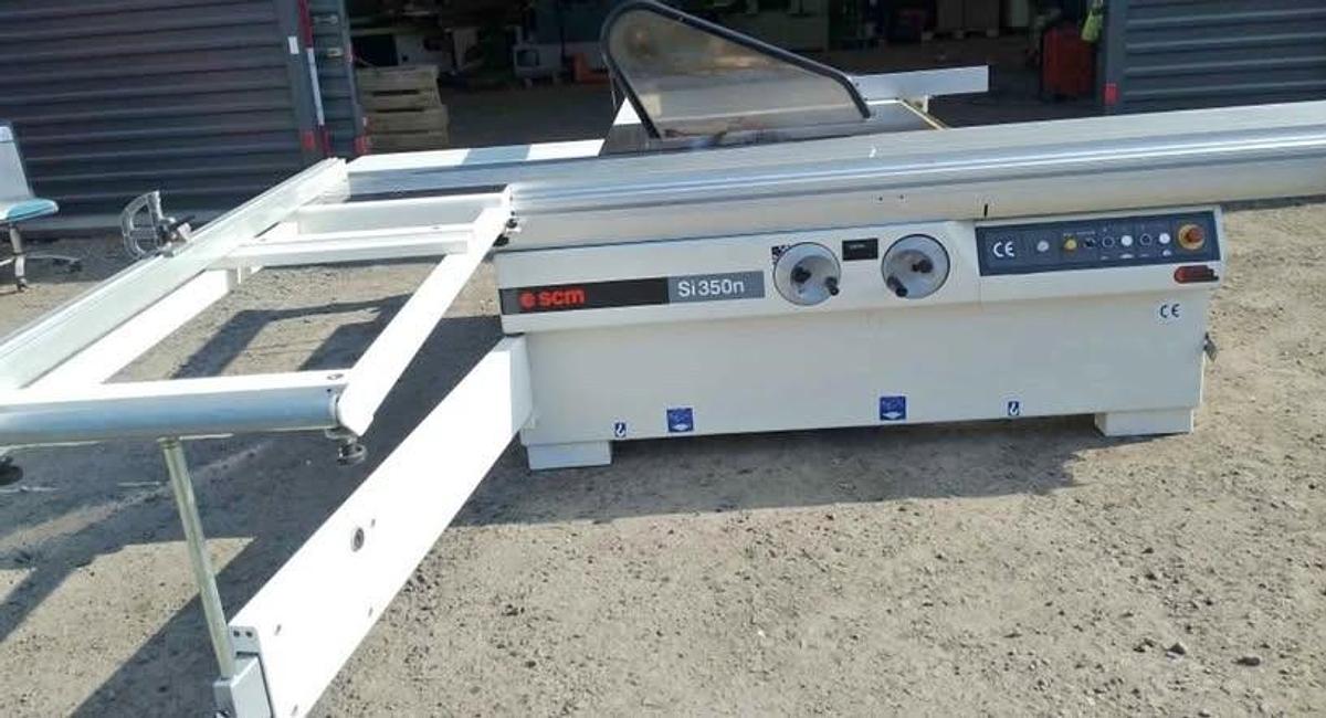 Used SCM SI 350 N (1999) Circular sliding table saw for woodworking - Śrem Poland