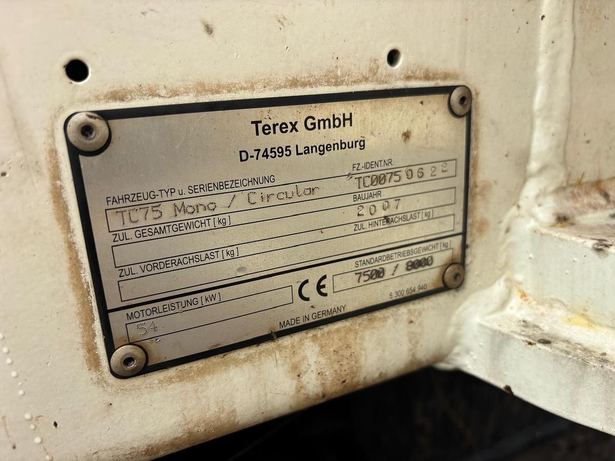 Used Terex TC75 (2007) - Excavator - Netherlands