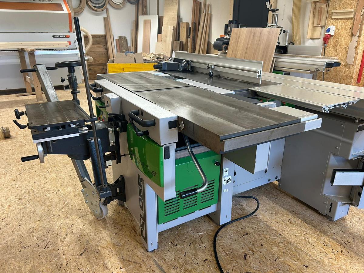 Used Felder CF 531 (2012) Industrial 4-in-1 Combination Machine, 3200 mm Sliding Table, Inzing, Austria
