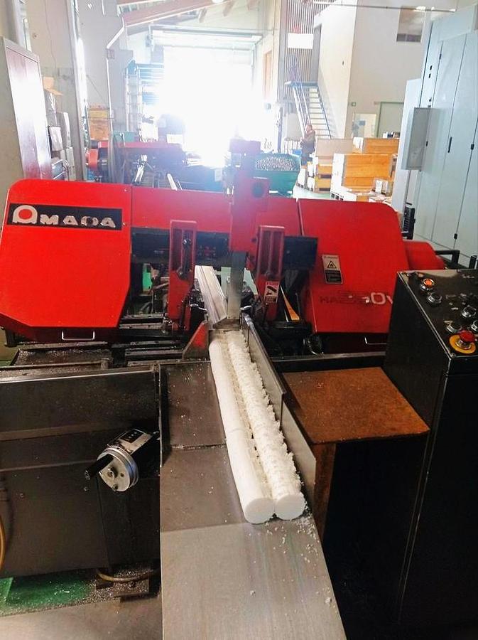 Used Amada HA 250 W (2008) Automatic horizontal band saw for metalworking- Buchheim, Germany