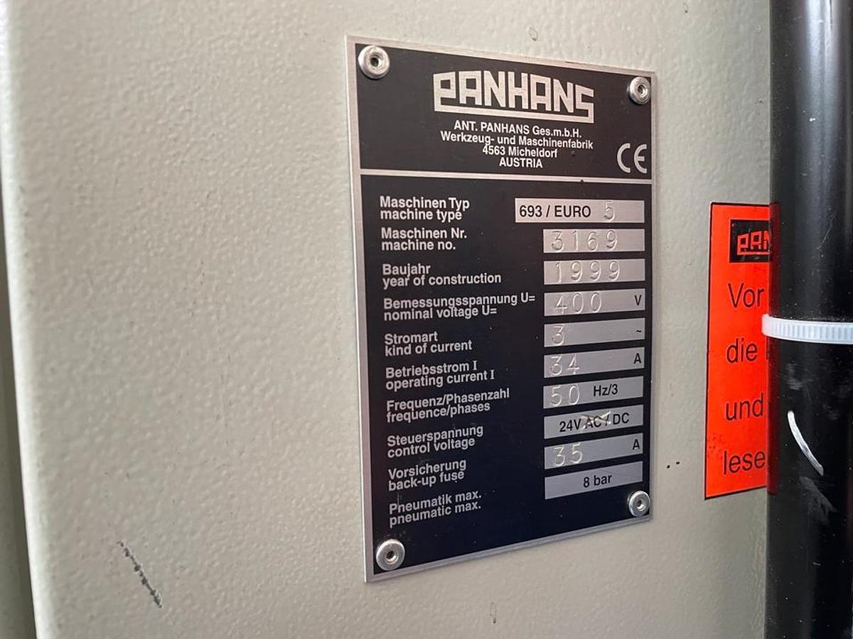 Used Panhans Euro 5 (1999) Industrial automatic panel saw, Haigerloch, Germany