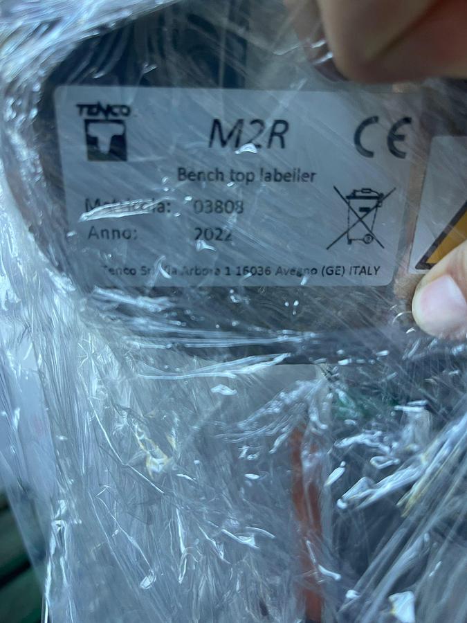 Used Tecno MR2 ET-PRO MINI (2022) Semi-Automatic Single-Station Benchtop Labeling Machine, 