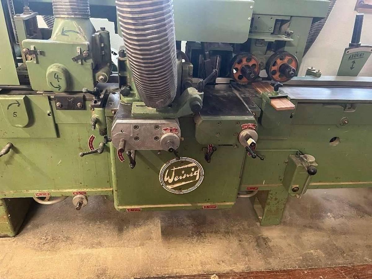 Used Weinig Unimat 14K – 6-Spindle Four Side Planer Moulder, Oberdorf am Hochegg, Austria.