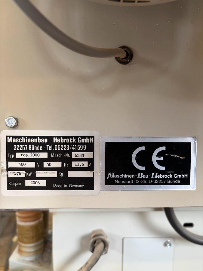 Used Hebrock Top 2000 (2006) Edgebanding for woodworking - Nehren, Germany