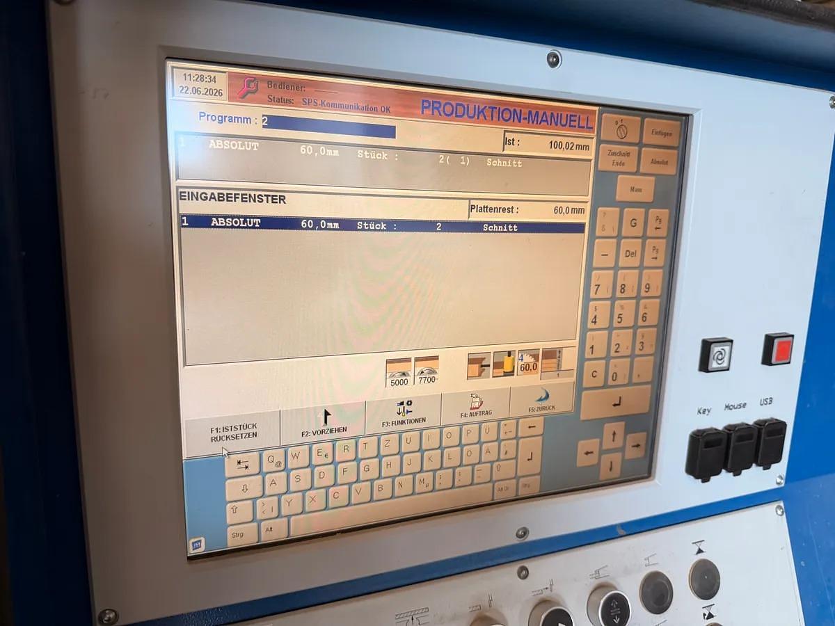 Used Panhans 693 EURO 5 (1999) Panel saw, Allhartsberg, Austria