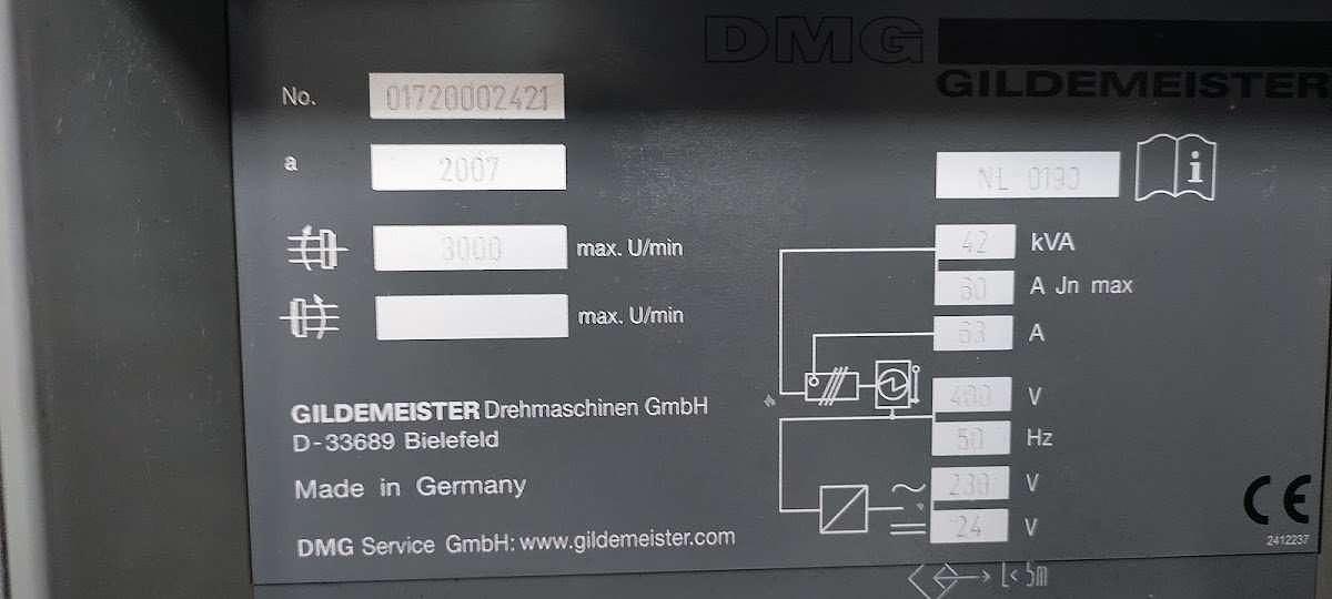 Used DMG Gildemeister NEF 600 (2007) CNC Turning Lathe, Vöcklabruck, Austria