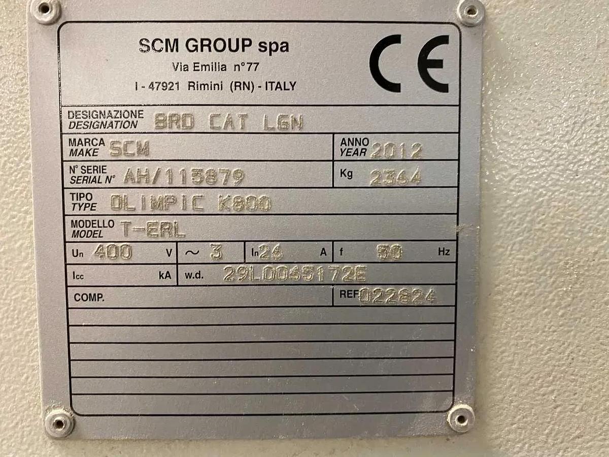 Used SCM Olimpic K 800 (2012) Edgebanding machine for woodworking - Oporto, Portugal