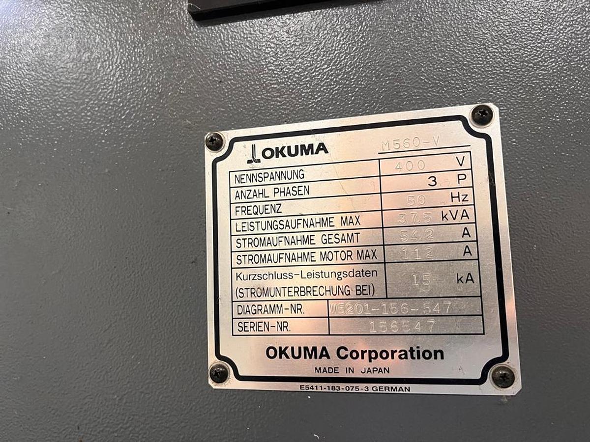 Used Okuma Genos M560 V (2011) Vertical machine CNC for metalworking - Hofgeismar, Germany