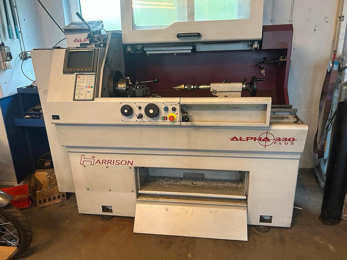 Used Harrison Alpha 330 Plus (1998) Cycle-controlled CNC lathe, Perleberg, Germany