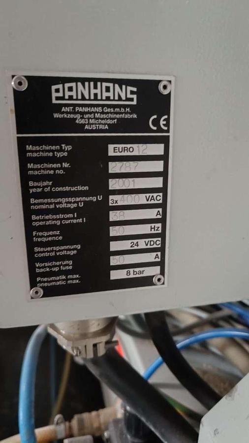 Used Panhans Euro 12 (2001) - Horizontal panel saw for woodworking - Salzburgo, Austria