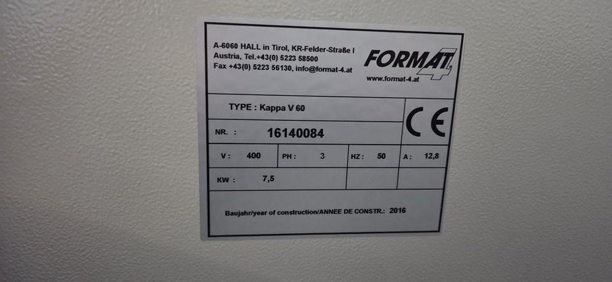Used 2016 Format 4 Kappa V60