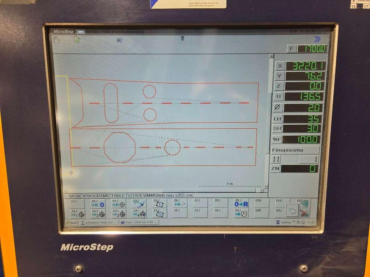 Used Microstep EuroCut P 3001 15 (2006) - Plasma cutting system - Austria