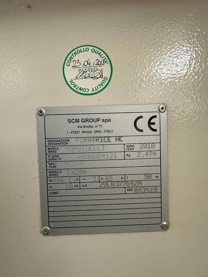 Used SCM Morbidelli CX200 (2018) Woodworking drilling center CNC - Lisboa, Portugal