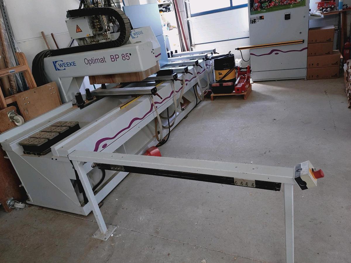 Used Weeke BP 85 Optimat (1999) CNC Machining Center for Wood Processing, Meerane, Germany