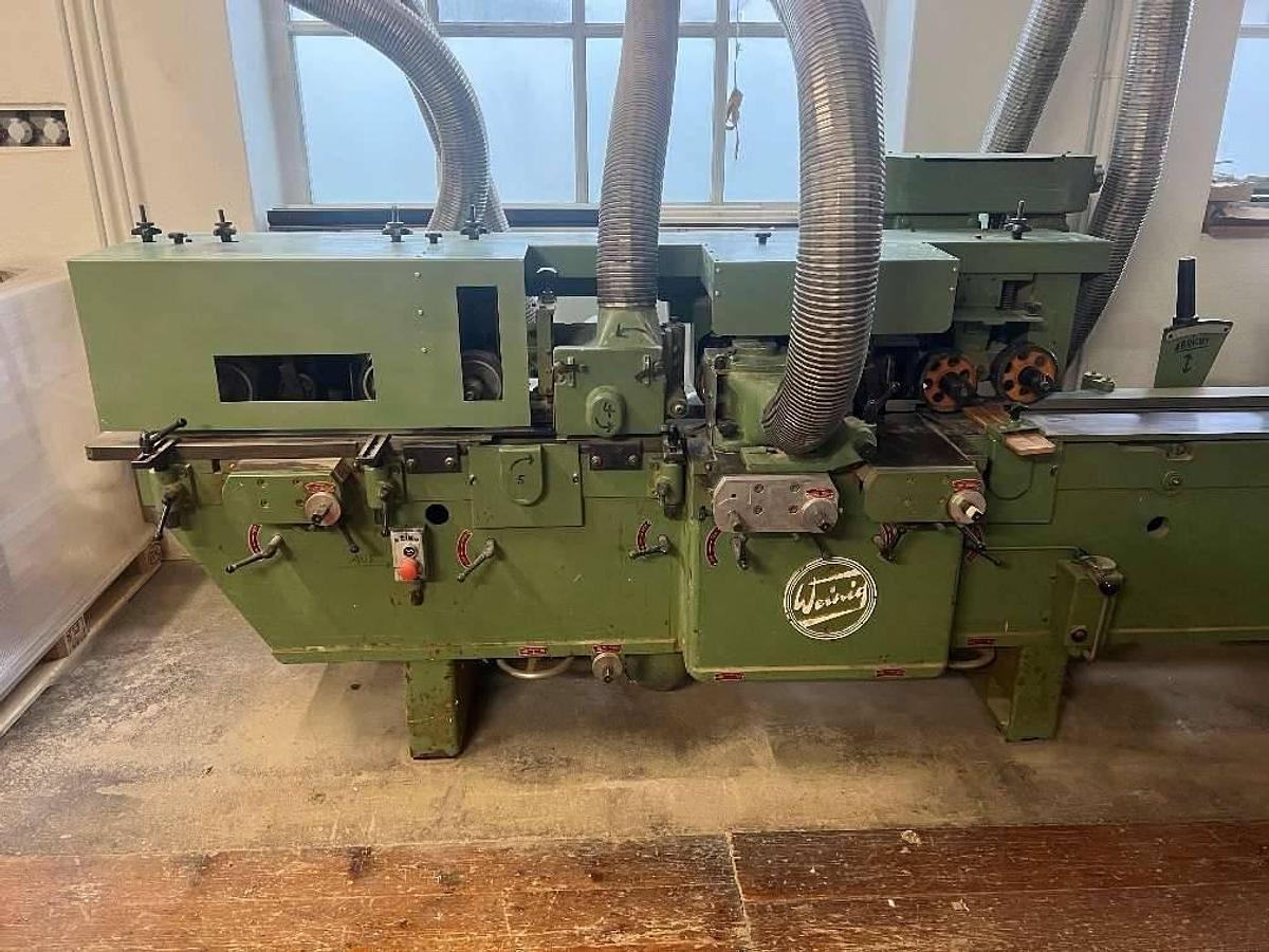 Used Weinig Unimat 14K – 6-Spindle Four Side Planer Moulder, Oberdorf am Hochegg, Austria.