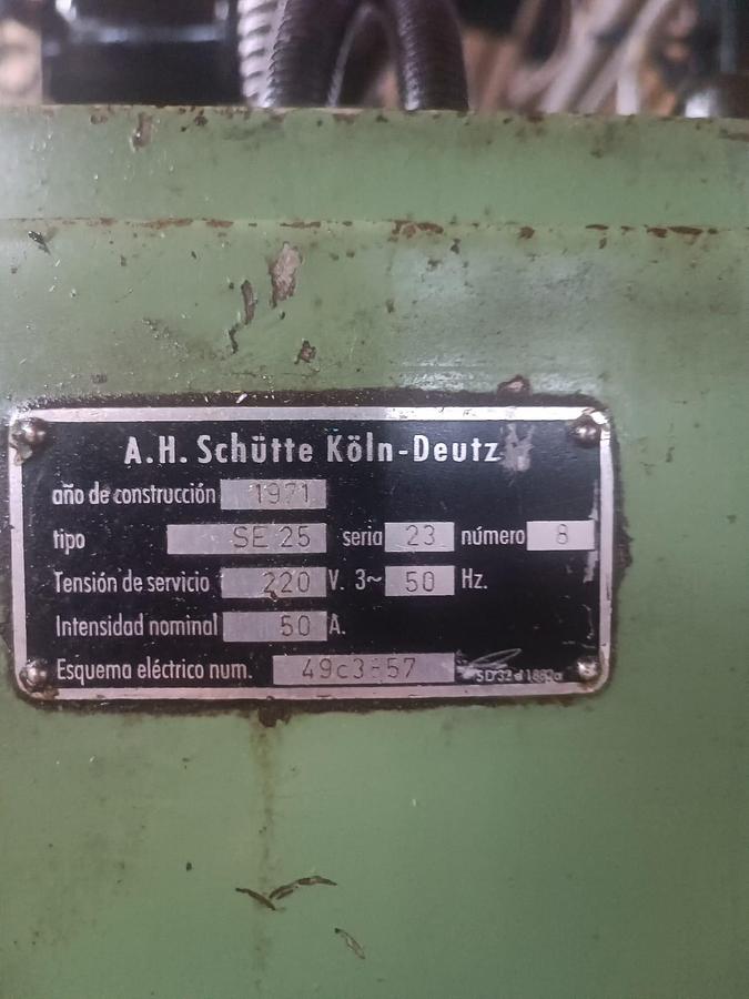 Used Schütte SE 25 (1971) Multi-Spindle Automatic Lathe, Burgos, Spain