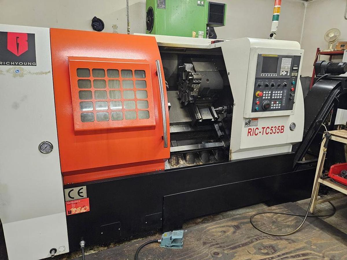 Used Richyoung RIC-TC535B CNC Turning Center (Fanuc), Arnstorf, Germany