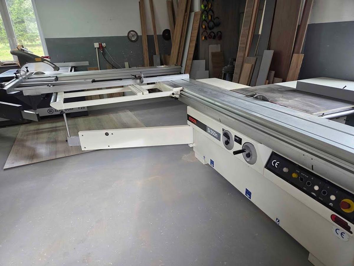 Used SCM SI 350 N (1999) Circular sliding table saw for woodworking - Śrem Poland