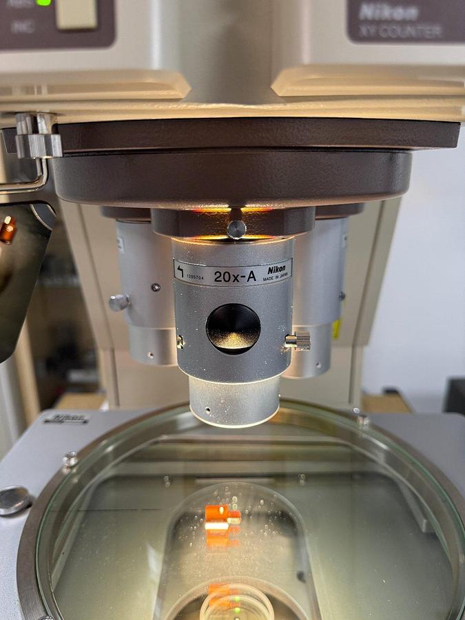 Used Nikon V 12B DC, Optical Profile Projector, Dülken, Germany
