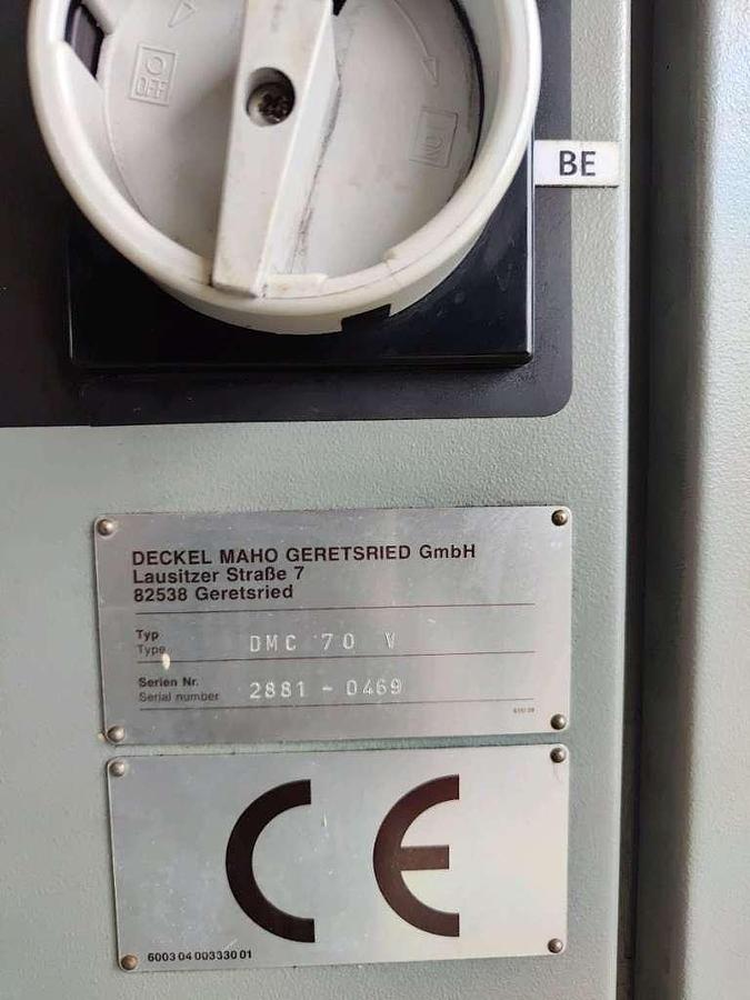 Used Deckel Maho DMC 70 V