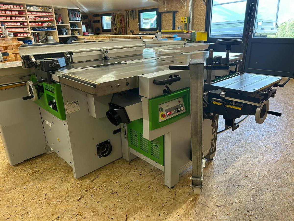 Used Felder CF 531 (2012) Industrial 4-in-1 Combination Machine, 3200 mm Sliding Table, Inzing, Austria