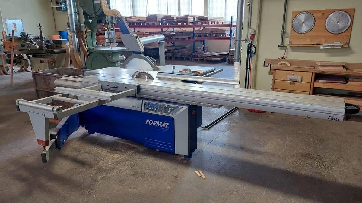 Used Format 4 Kappa 400 (2013) Sliding table saw 3.200 mm, Krottendorf, Austria