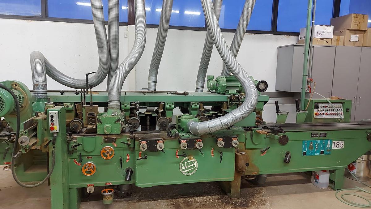 Used Weinig U14N (1977) - Four sided planer with 7 spindles - Austria