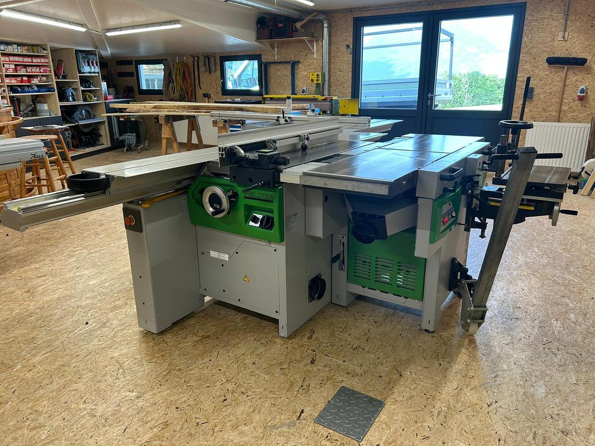 Used Felder CF 531 (2012) Industrial 4-in-1 Combination Machine, 3200 mm Sliding Table, Inzing, Austria