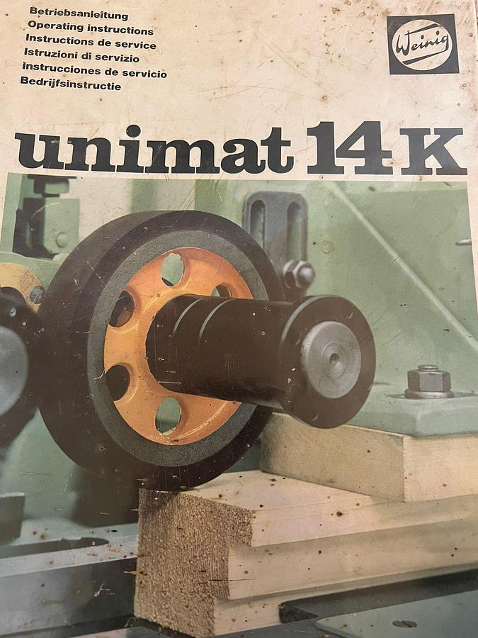 Used Weinig Unimat U14K (1972) 6-Spindle Four Side Planer Moulder, Oberdorf am Hochegg, Austria